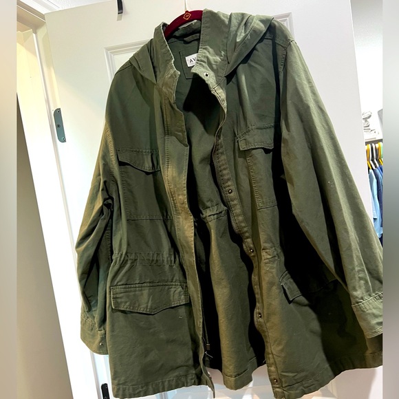 Ava & Viv Jackets & Blazers - Olive Green Utility Jacket NWOT